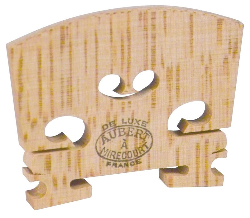 Aubert VB-8A Old Luxe Violin Bridge â€“ 4/4 Size â€“ Premium European Maple, Unslotted, Professional Tone Enhancement